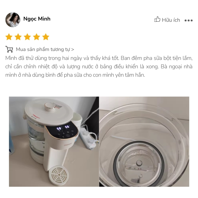 review bình thủy điện OIDIRE 2.5L ODI01A