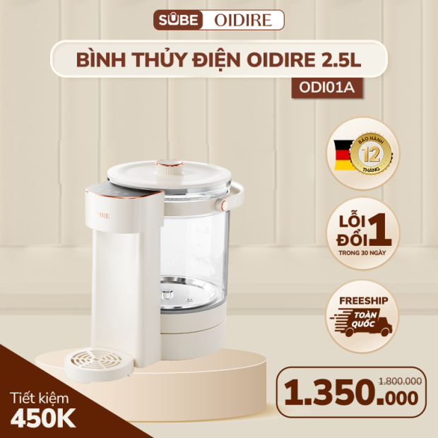 Bình thủy điện OIDIRE 2.5L ODI01A