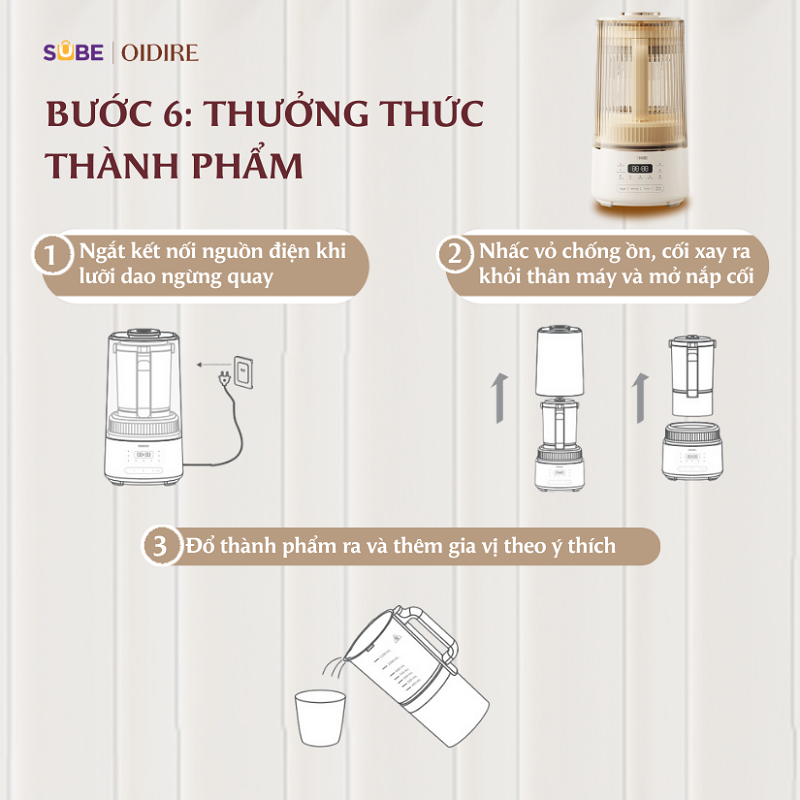 Bước 6: Thưởng thức thành phẩm