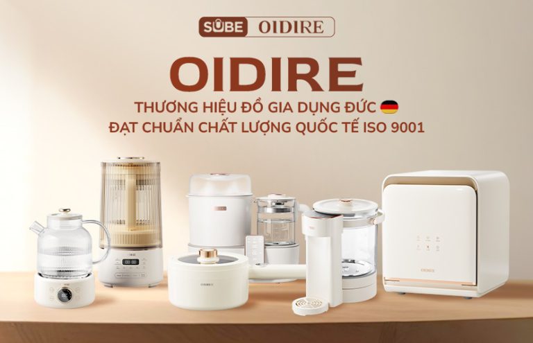 OIDIRE - Thương hiệu đồ gia dụng đến từ Đức, đạt chuẩn chất lượng quốc tế ISO 9001