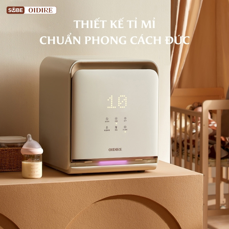 Thiết kế máy tiệt trùng sang trọng, tinh tế