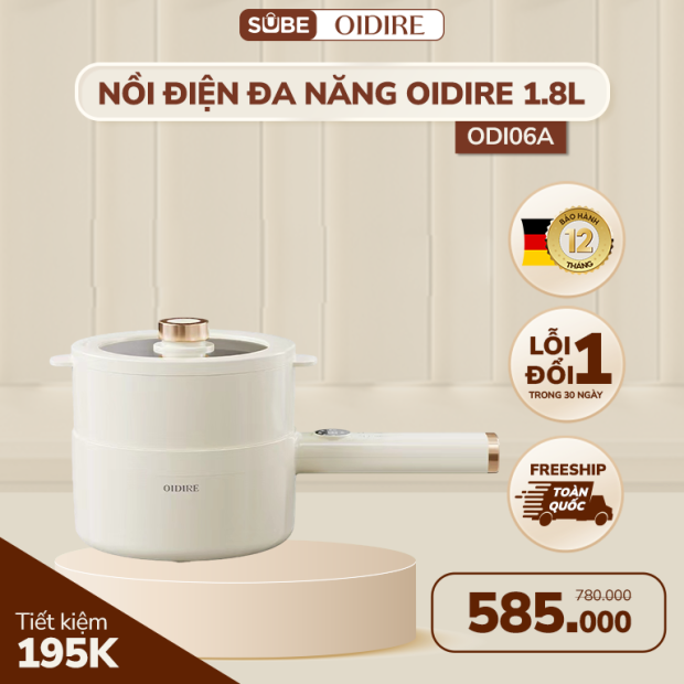 Nồi điện đa năng OIDIRE 1.8L ODI06A