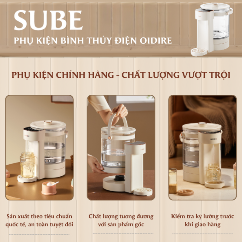 Phụ kiện bình thủy điện OIDIRE chất lượng, chính hãng