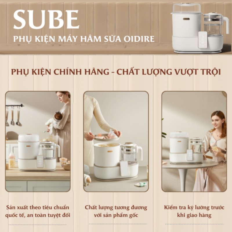 Phụ kiện máy hâm sữa OIDIRE chuẩn chính hãng