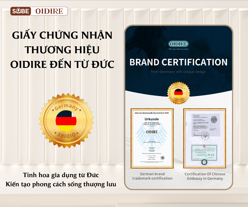 Máy hâm sữa tiệt trùng OIDIRE ODI02A đến từ thương hiệu Đức