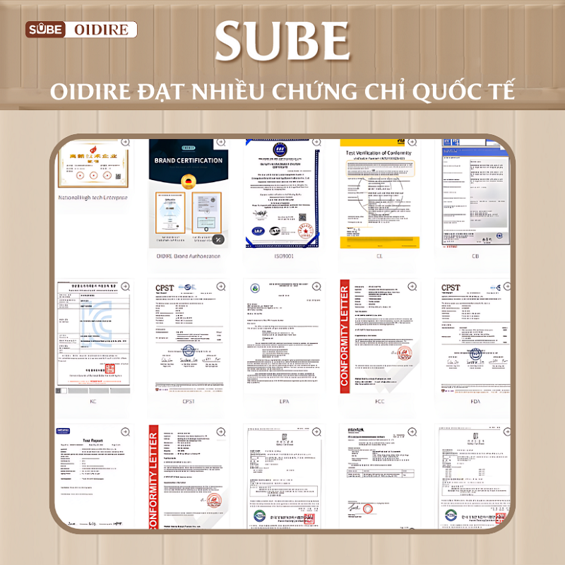 OIDIRE đạt nhiều chứng chỉ quốc tế uy tín