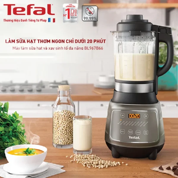 Máy làm sữa hạt Tefal đa chức năng xay nấu