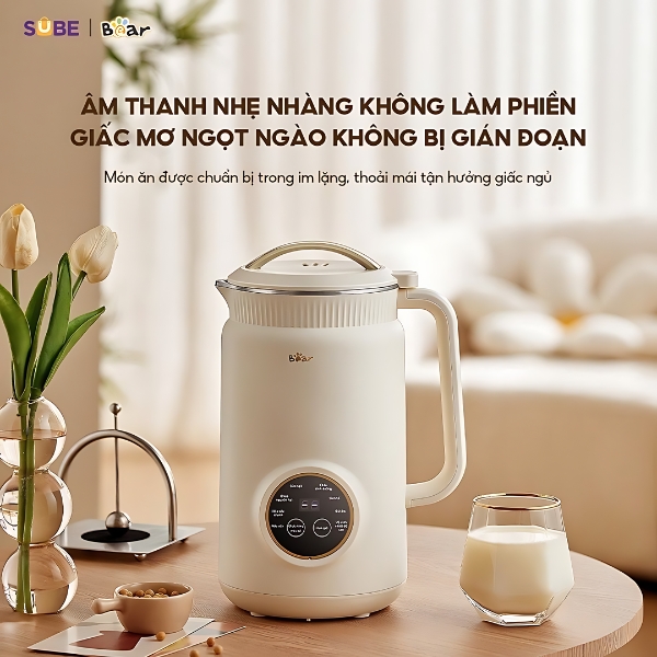 Máy làm sữa hạt Bear SB-SH09Q dung tích lớn xay nấu nhanh chóng (Nguồn: Sưu tầm)