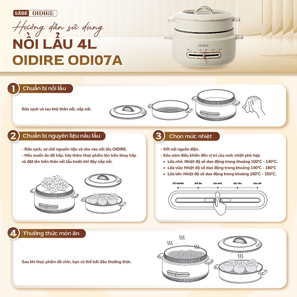 nồi lẩu OIDIRE 4L ODI07A