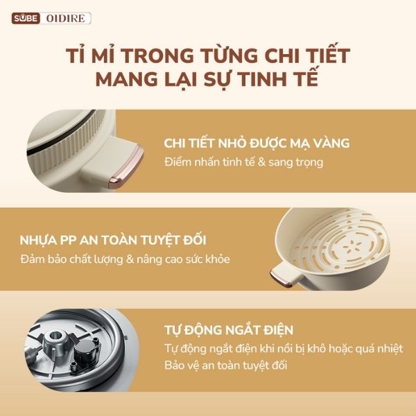 Thiết kế sang trọng, phù hợp với mọi phong cách nhà bếp