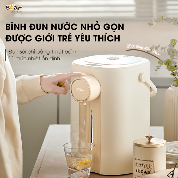 Review bình thuỷ điện Bear SB-BTD5L với nhiều chức năng tiên tiến