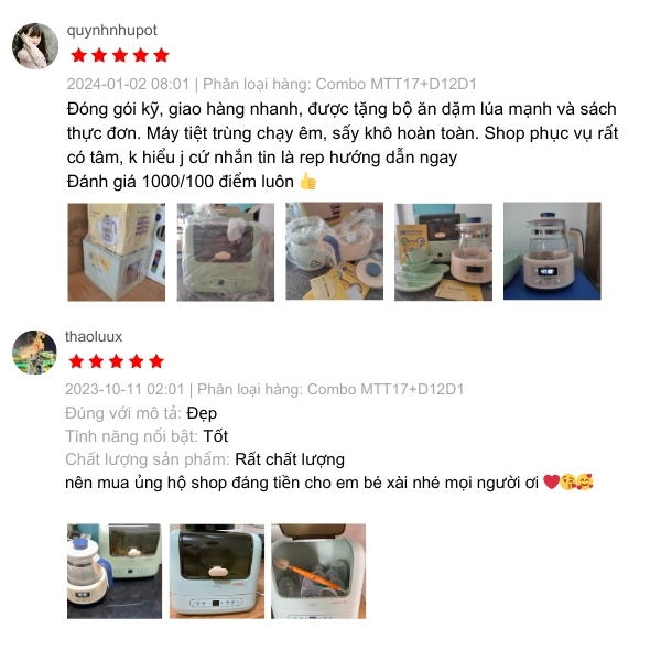 review máy tiệt trùng sấy khô