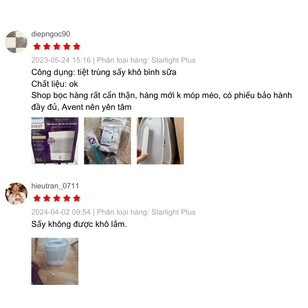 review máy tiệt trùng sấy khô