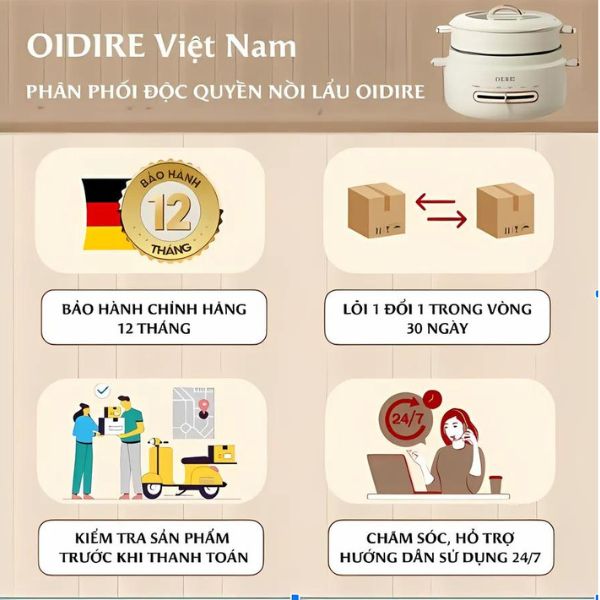 Review nồi lẩu OIDIRE 