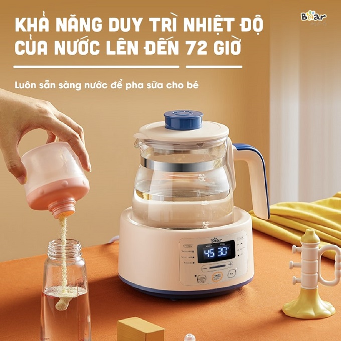 Nhiệt độ hâm sữa phù hợp bảo toàn dinh dưỡng cho sữa