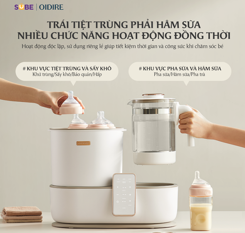 Có nên mua máy hâm sữa tiệt trùng để tiết kiệm chi phí cho mẹ