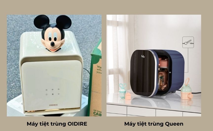 So sánh máy tiệt trùng OIDIRE và Queen