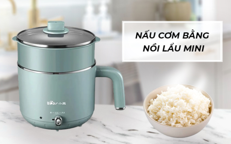 nồi lẩu điện nấu cơm được không